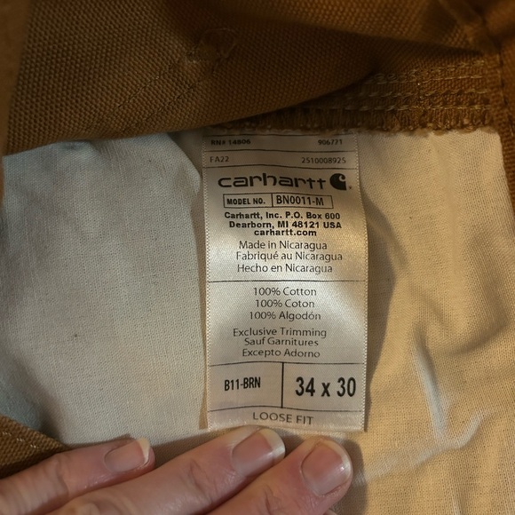 Carhartt Men's Brown Cargo Pants - Picture 9 of 12